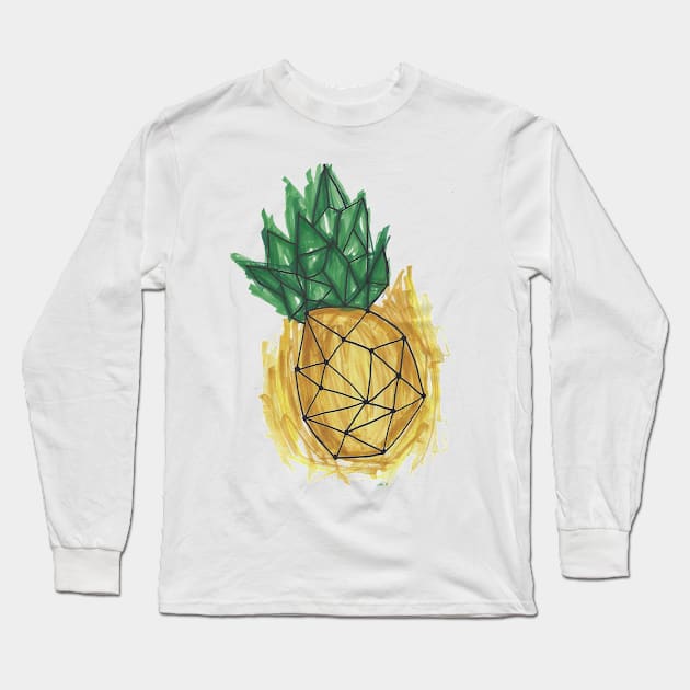 Saiyan-Apple Long Sleeve T-Shirt by BOT